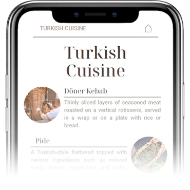 Istanbul itinerary turkish cuisine mobile view