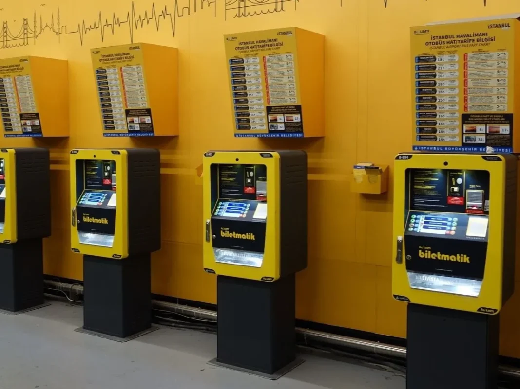 Turkish biletmatick ticket machine
